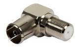 TV Adapter IEC gn/gn F antenowy kątowy