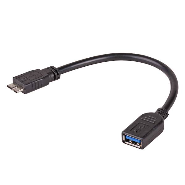 Adapter micro-B wt/gn USB-A OTG 3.0