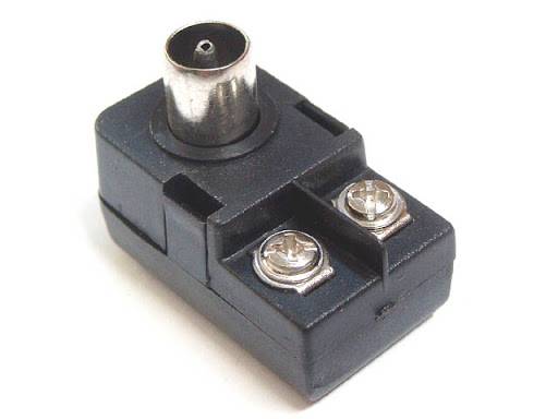 TV Wtyk IEC antenowy symetryzator 