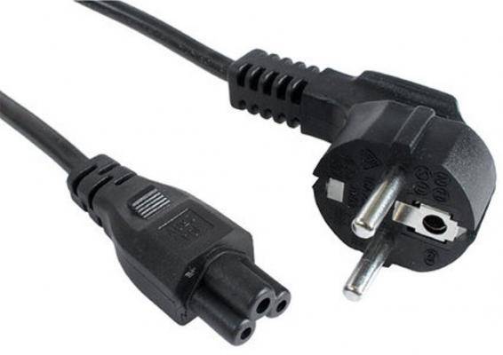 Kabel zasilający IEC C5 1m koniczynka 