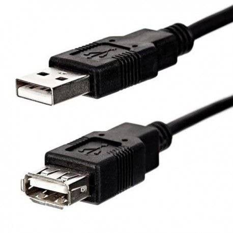 Kabel USB-A wt/gn USB-A 3m  przedłużacz