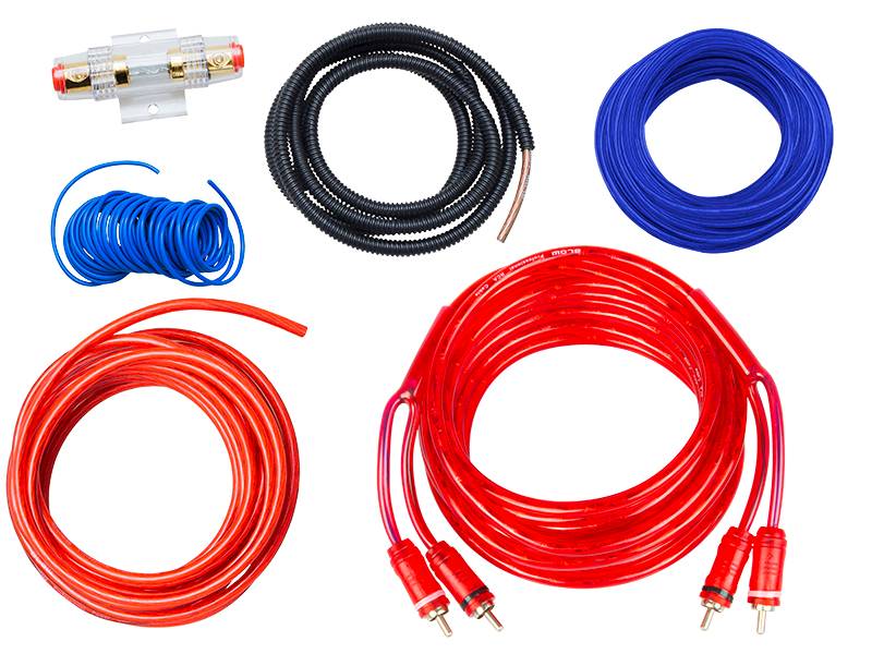 Zestaw kabli do wzmacniacza samochodowego AW200