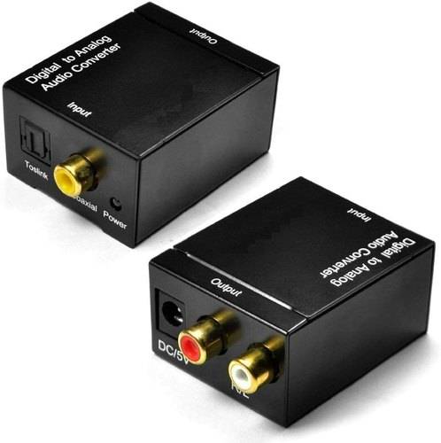 Konwerter optyczny Toslink Coaxial na RCA 