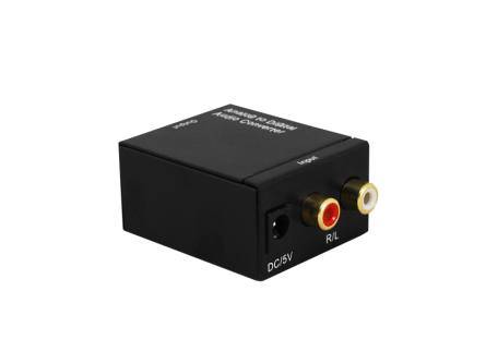 Konwerter optyczny Toslink Coaxial na RCA 