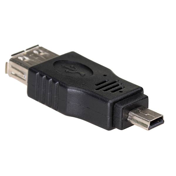Adapter miniUSB wt/gn USB-A OTG