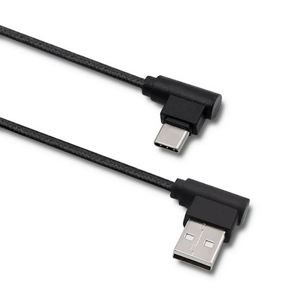 Kabel USB-C wt/wt USB-A 1m kątowy USB 2.0