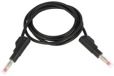 Przewód pom. banan-banan 4mm czarny lub czerwony