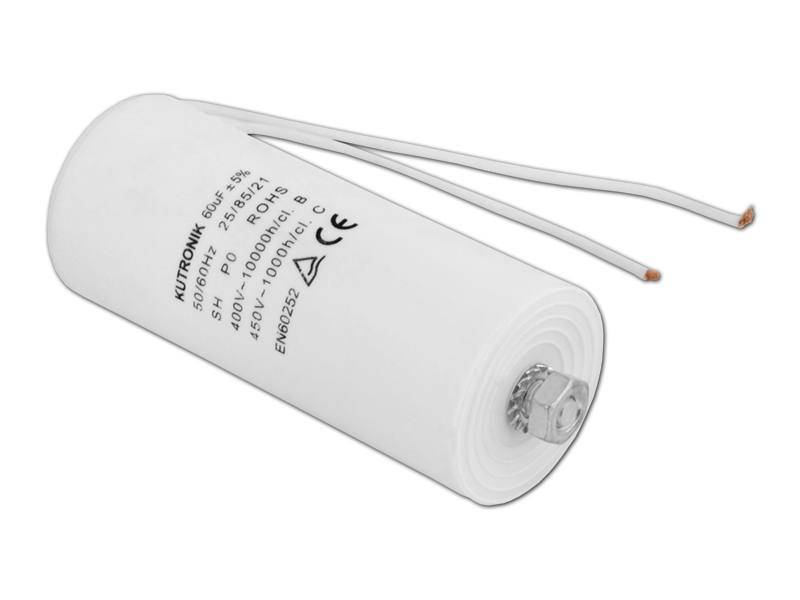  60uF 450V Kondensator do silników przewody 50x110