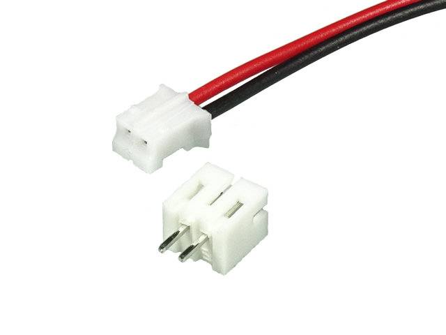 JST-2,0 2PIN wtyk z przewodem + gniazdo PCB 