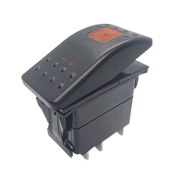 Przełącznik carling 12-24V ON-OFF pomarańczowy