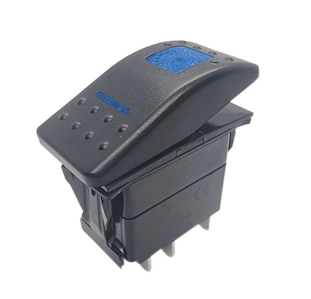 Przełącznik carling 12-24V ON-OFF niebieski