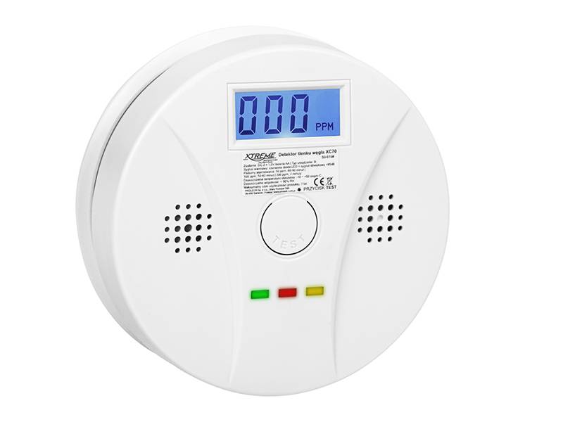 Detektor czujnik czadu XC70 LCD