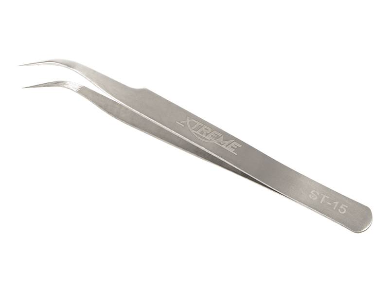 Pęseta ST15 zagięta ostra 
