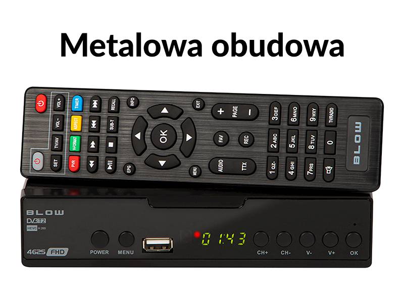 Tuner dekoder DVB-T2 H.265 HEVC 4625 