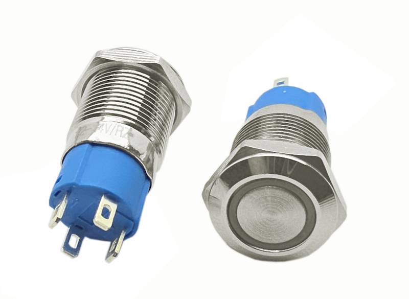 PBW12A Przycisk wandaloodporny, bistabilny 12V red