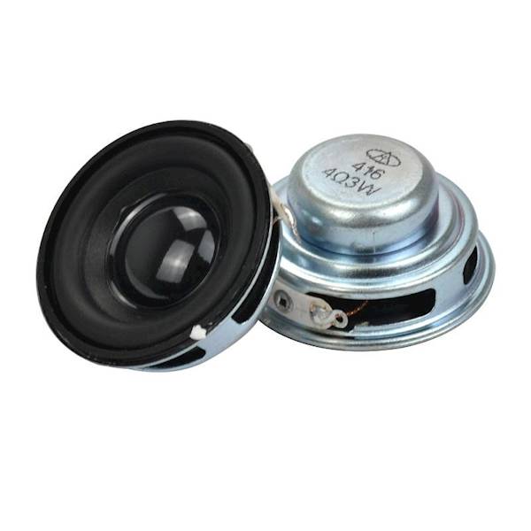 Głośnik miniaturowy 40mm 3W h=17mm 4ohm