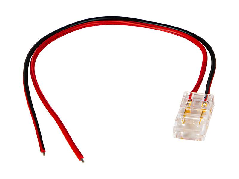 Złącze do taśm COB 8mm klips-przewód