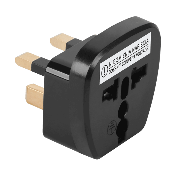 Travel Adapter, przejściówka sieciowa UK wt/gn AC