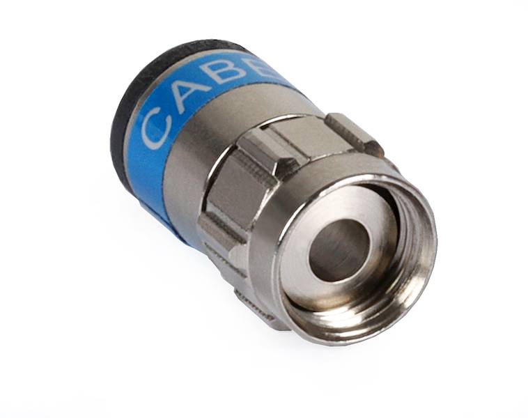 F Wtyk SAT na przewód RG6 samokompresyjny