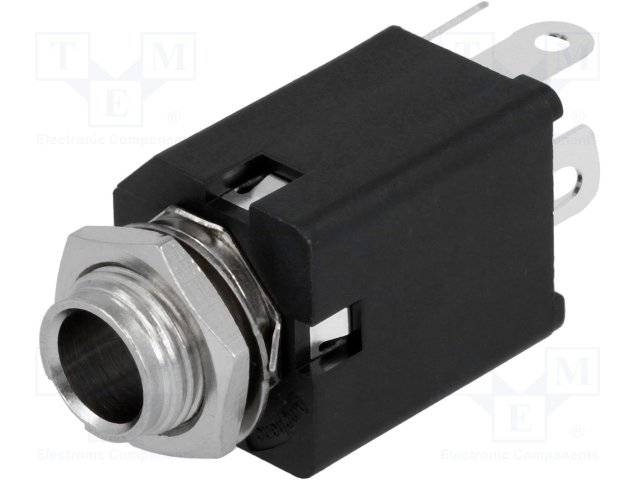 Jack6,3 stereo Gniazdo na panel 