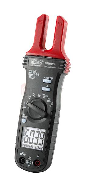 BM039F Miernik cęgowy 200A AC TRMS, µA DC, Temp. 