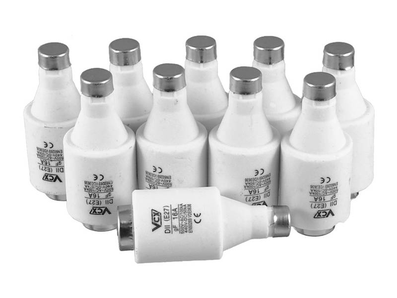 Bezpiecznik, wkładka topikowa E27/DII gF 16A 500V