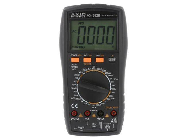 AX-582B Multimetr cyfrowy z podświetleniem
