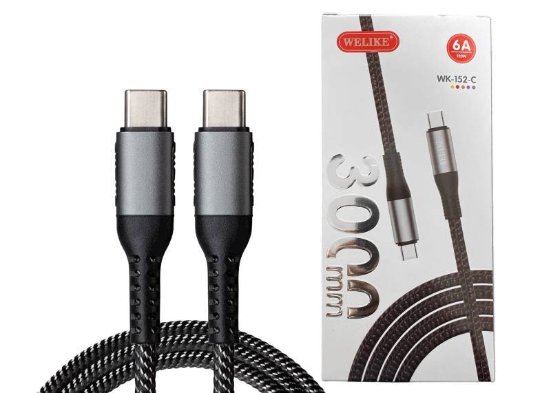 Kabel USB-C wt/wt USB-C 3m 120W