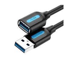 Kabel USB-A wt/gn USB-A 1,5m  przedłużacz
