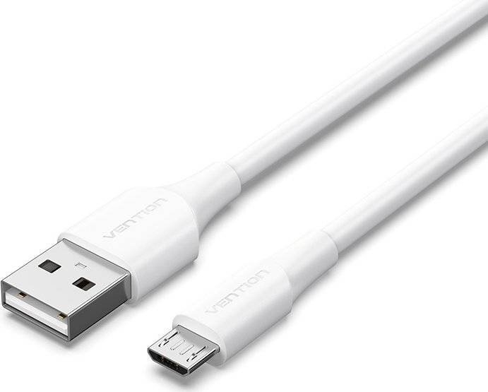 Kabel microUSB wt/wt USB-A 1,5m biały