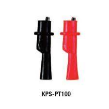 Krokodyl, gn.4mm, 1kVDC; czarny,czerwony