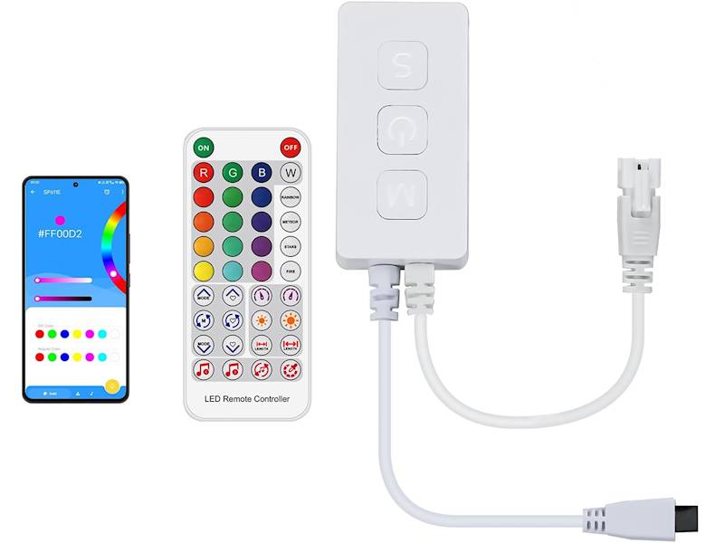 WS2812 Sterownik bluetooth z pilotem IR