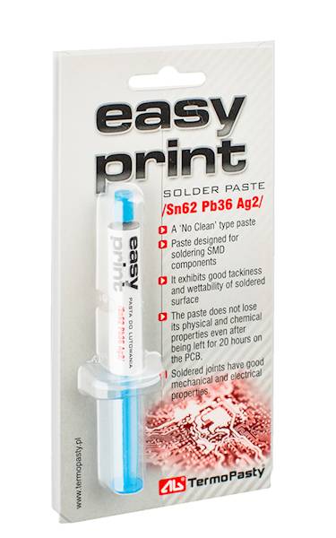Pasta lutownicza Easy Print Sn62Pb36Ag2 1,4ml