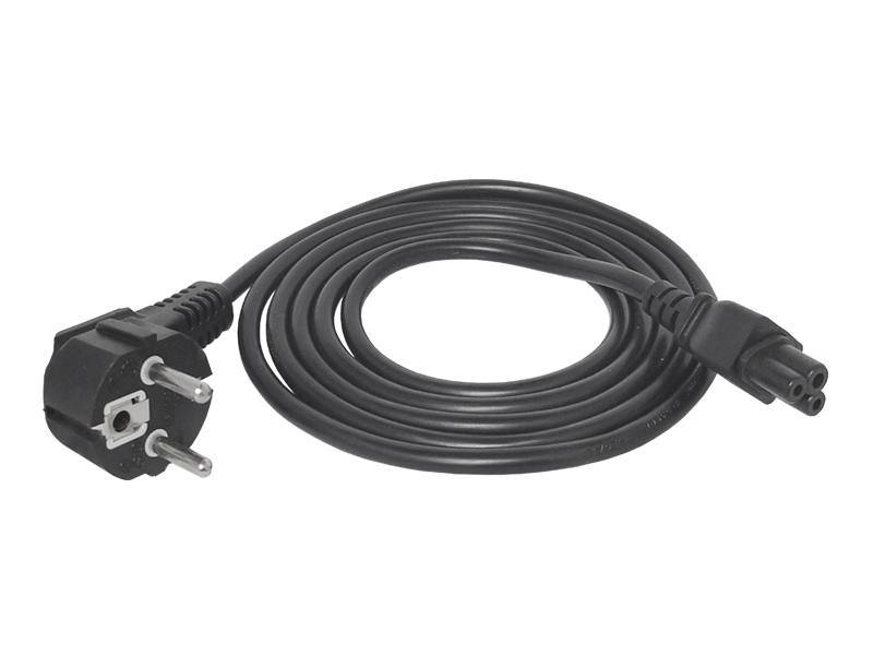 Kabel zasilający IEC C5 1,5m koniczynka 