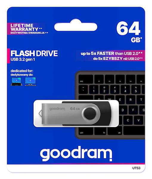 Pendrive Goodram USB 3.2 64GB czarny