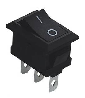 Przełącznik MRS101 ON-ON 3pin czarny