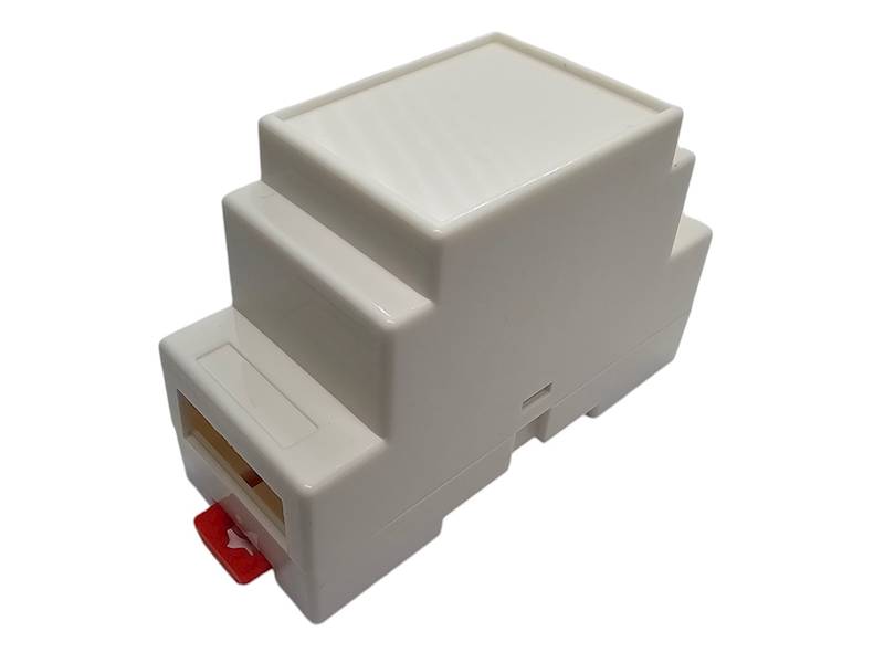 Obudowa 88x37x59mm na szynę DIN biała