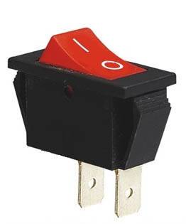 Przełącznik KCD3 ON-OFF 2pin czerwony