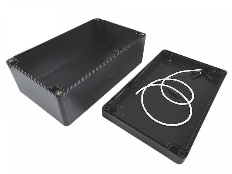 Obudowa 200x120x75mm hermetyczna czarna