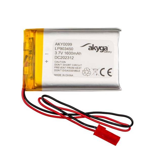 Akumulator LiPo 1600mAh 3,7V 50x34x9mm