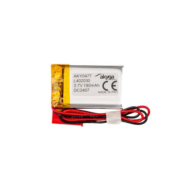 Akumulator LiPo  190mAh 3,7V 30x20x4mm