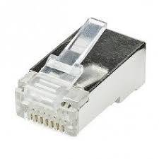 Wtyk RJ45 8p8c cat6A drut ekranowany 2 części
