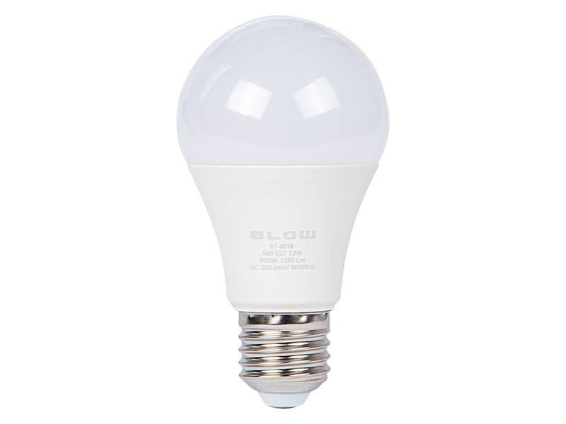 Żarówka LED E27 12W A60 230V neutralny