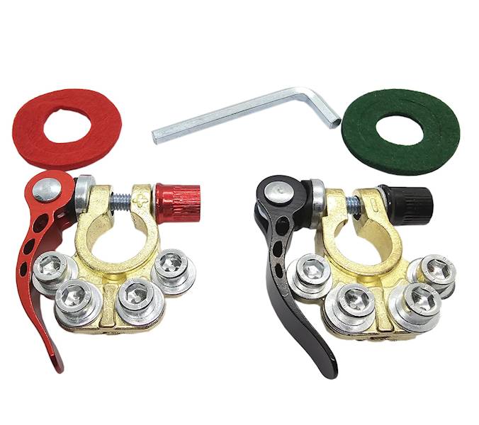 Klemy do akumulatora szybkozaciskowe kpl.