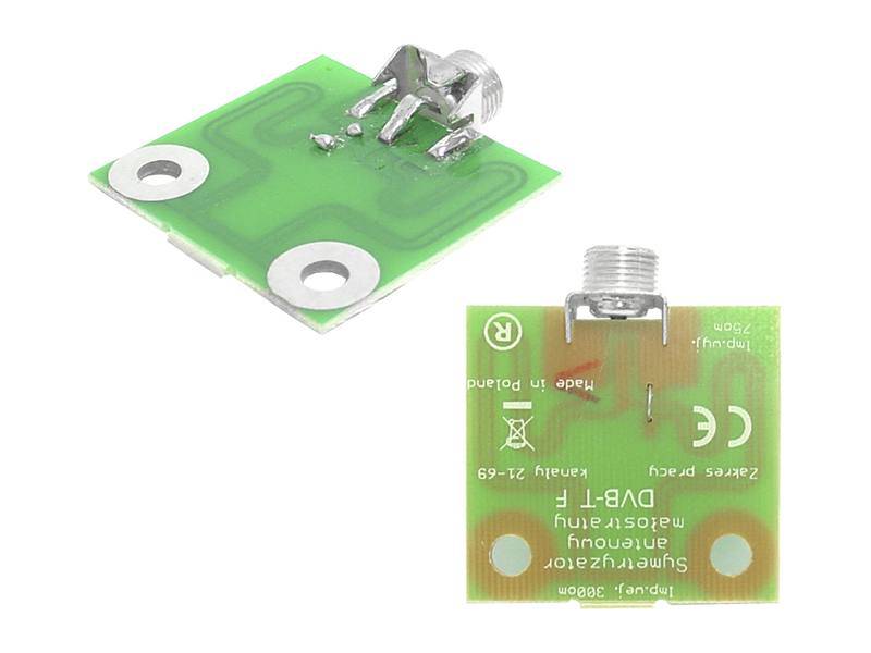 Symetryzator antenowy 21-69 kanał gn: F