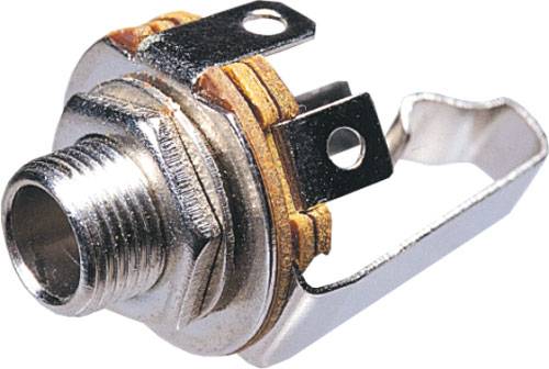 Jack 6,3 stereo Gniazdo na panel 