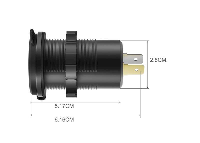 Ładowarka samochodowa do zabudowy USB-C 2gn.PD
