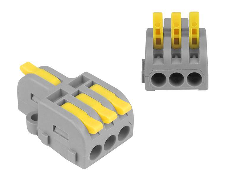 Złączka elektryczna automatyczna 1 na 3 przewody 