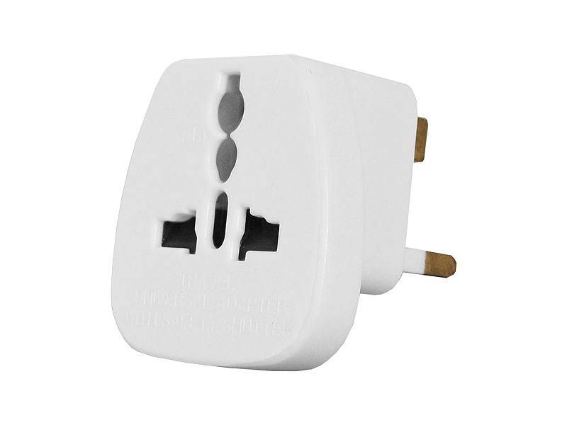 Travel Adapter, przejściówka sieciowa UK wt/gn AC