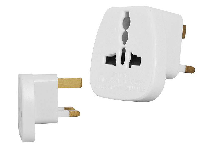 Travel Adapter, przejściówka sieciowa UK wt/gn AC